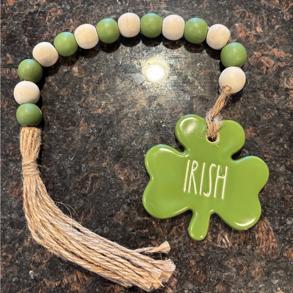 Rae Dunn St. Patrick’s Day Beads, NIB